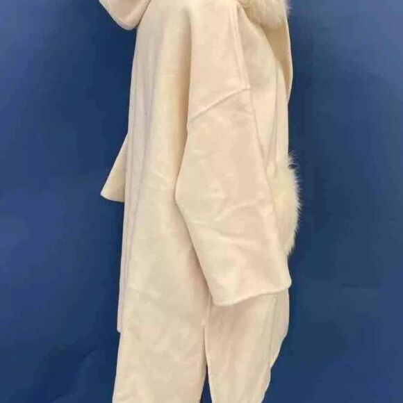 Asm Anna Designer Women's Long Wool Coat - Size XS Extra Small - Picture 4 of 5